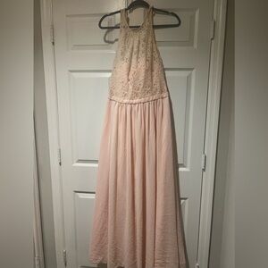 Size 16 Blush Pink Formal Dress
